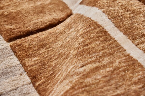 Diamond Carpets India , Ručne viazaný kusový koberec Filippo DESP P113 Brown Mix, 80x150, hnedá, obývacia izba