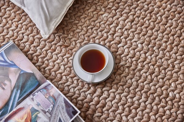 Diamond Carpets India , Ručne viazaný kusový koberec Sigma Sand DESP P106 Brown Mix, 120x170, béžová, obývacia izba