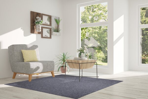 Vopi , Kusový koberec Astra svetlo šedá štvorec, 200x200, šedá, chodba / predsieň