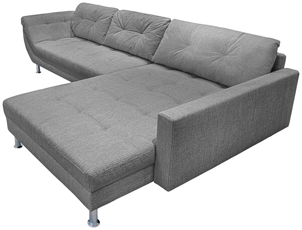ROHOVÁ SEDAČKA, plast, textil, kompozitné drevo, tmavosivá Livetastic - Sedačky, Online Only