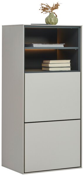 SKRINKA NA TOPÁNKY, kašmírová, 55/118/41 cm Voleo - Skrine, regály & police na topánky