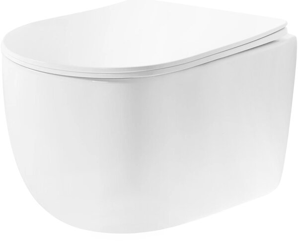 Závesná WC misa REA Eddy Tornado Rimless FLAT N