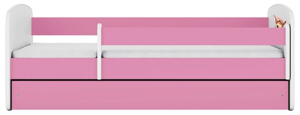POSTEĽ PRE DETI A MLÁDEŽ 80/160 cm, biela, pink MID.YOU - Detské izby, Online Only
