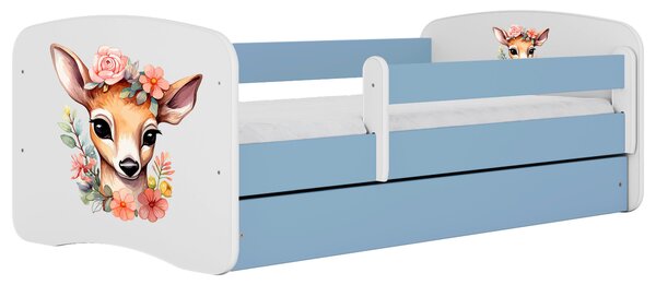 POSTEĽ PRE DETI A MLÁDEŽ 80/160 cm, modrá, biela MID.YOU - Detské izby, Online Only