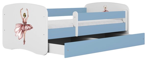 POSTEĽ PRE DETI A MLÁDEŽ 80/160 cm, modrá, biela MID.YOU - Detské izby, Online Only