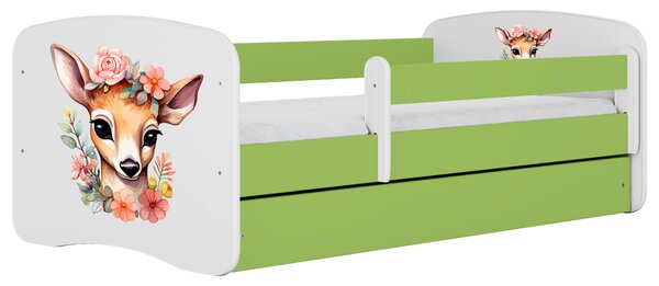 POSTEĽ PRE DETI A MLÁDEŽ 80/160 cm, zelená, biela MID.YOU - Detské izby, Online Only