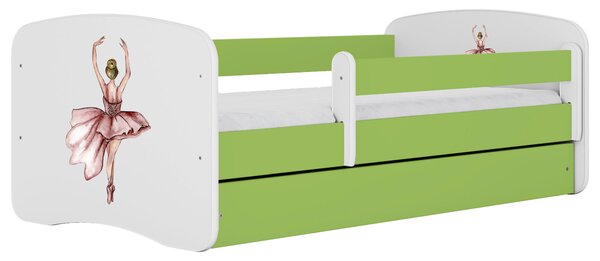 POSTEĽ PRE DETI A MLÁDEŽ 80/160 cm, zelená, biela MID.YOU - Detské izby, Online Only
