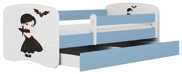 POSTEĽ PRE DETI A MLÁDEŽ 80/160 cm, modrá, biela MID.YOU - Detské izby, Online Only