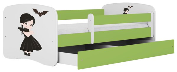 POSTEĽ PRE DETI A MLÁDEŽ 80/160 cm, zelená, biela MID.YOU - Detské izby, Online Only