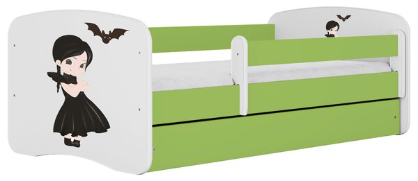 POSTEĽ PRE DETI A MLÁDEŽ 80/160 cm, zelená, biela MID.YOU - Detské izby, Online Only