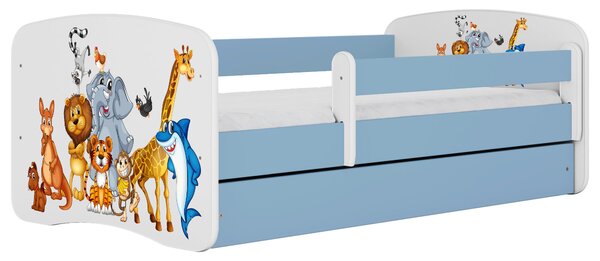 POSTEĽ PRE DETI A MLÁDEŽ 80/160 cm, modrá, biela MID.YOU - Detské izby, Online Only