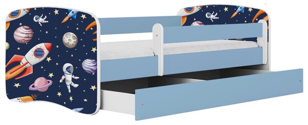 POSTEĽ PRE DETI A MLÁDEŽ 80/160 cm, modrá, biela MID.YOU - Detské izby, Online Only