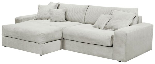 ROZKLADACIA ROHOVÁ SEDAČKA, textil, béžová Livetastic - Online Only obývacie izby, Online Only