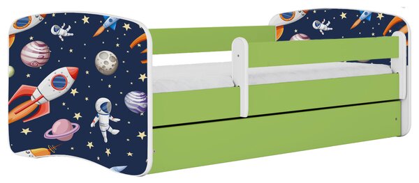 POSTEĽ PRE DETI A MLÁDEŽ 80/160 cm, zelená, biela MID.YOU - Detské izby, Online Only