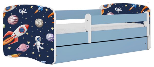 POSTEĽ PRE DETI A MLÁDEŽ 80/160 cm, modrá, biela MID.YOU - Detské izby, Online Only