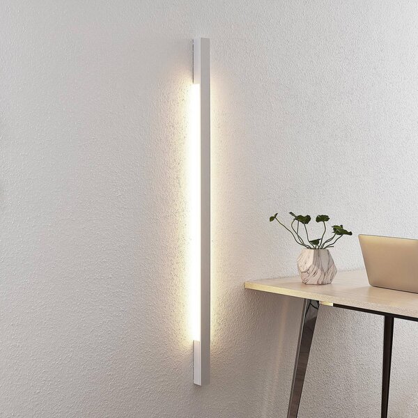 Nástenné svietidlo Arcchio LED Ivano, 130 cm, biela, hliník, Biela / opálová, Chodba, Hliník, Moderný, Nástenné svietidlo