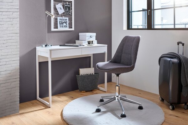 PÍSACÍ STÔL, biela, 102/40/76 cm Hom`in - Online Only kancelárie, Online Only