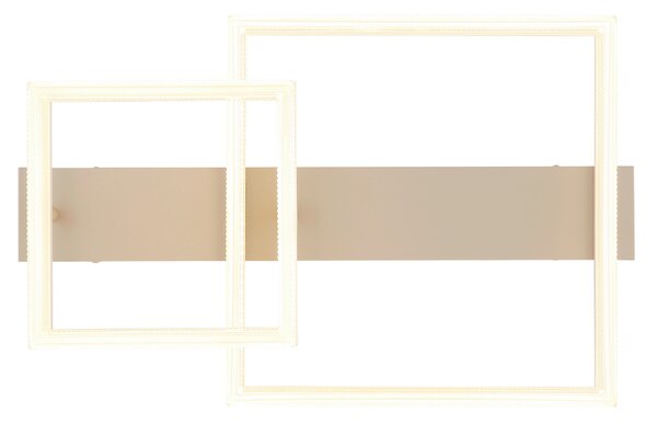 STROPNÉ LED SVIETIDLO, 53/33/12,3 cm Globo - Online Only bytové doplnky, Online Only