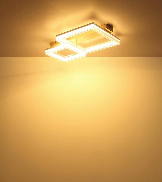 STROPNÉ LED SVIETIDLO, 53/33/12,3 cm Globo - Online Only bytové doplnky, Online Only