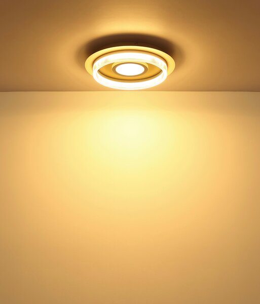 STROPNÉ LED SVIETIDLO, 40/8,5 cm Globo - Online Only bytové doplnky, Online Only