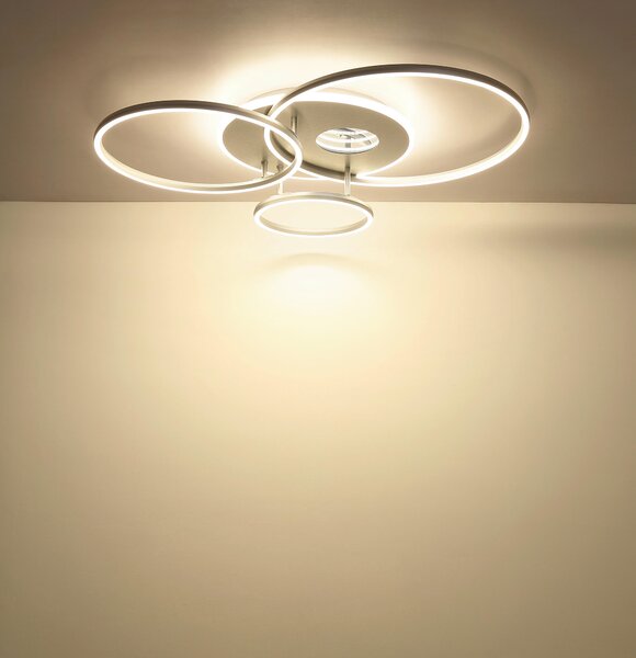STROPNÉ LED SVIETIDLO, 90/70/13 cm Globo - Online Only bytové doplnky, Online Only