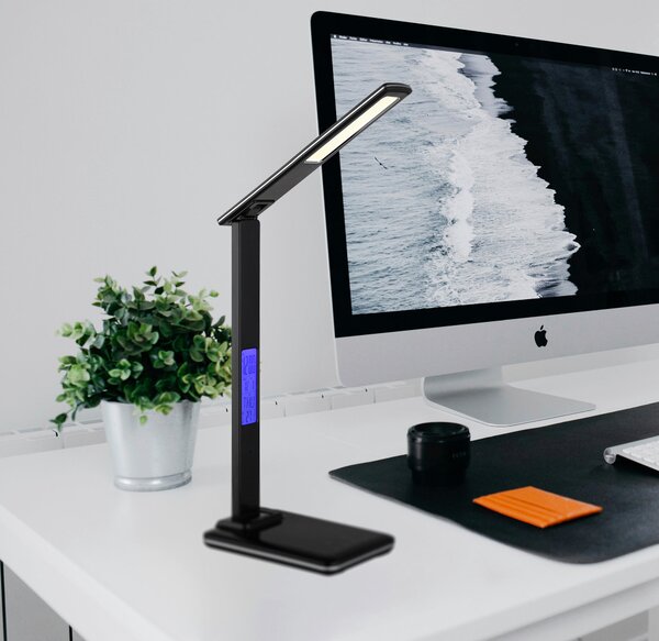 STOLNÁ LED LAMPA, dotykový stmievač, 28,5/37,5 cm Globo - Online Only bytové doplnky, Online Only