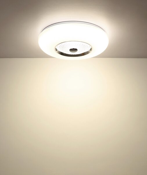 STROPNÉ LED SVIETIDLO, 59/12 cm Globo - Online Only bytové doplnky, Online Only
