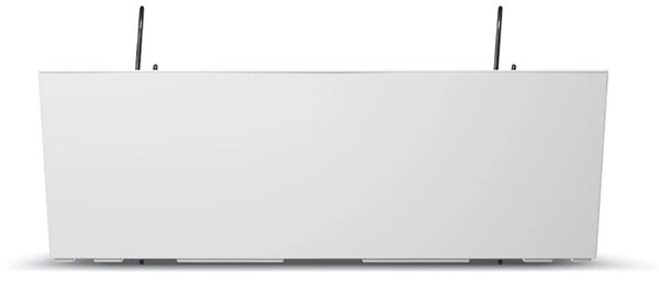Plastový balkónový kvetináč DUC600W 58 cm - biela