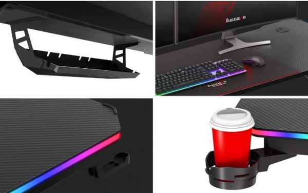 Herný stôl Hero 4.8 RGB čierny