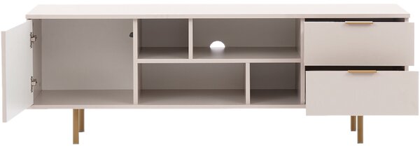 MEBLINE Komoda RTV NUBIA 06 čierna