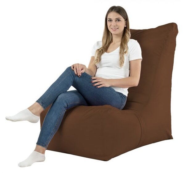 Set 2 sedacích vakov Distinto Nylon tmavohnedý Outdoor 62 × 82 × 90 cm