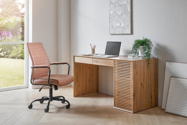 PÍSACÍ STÔL, dub artisan, 140/60/75 cm Hom`in - Kancelárske stoly