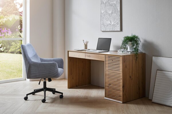 PÍSACÍ STÔL, dub artisan, 140/60/75 cm Hom`in - Kancelárske stoly