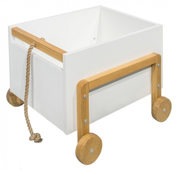 Kocot kids Detský úložný box Victor 60 cm biely