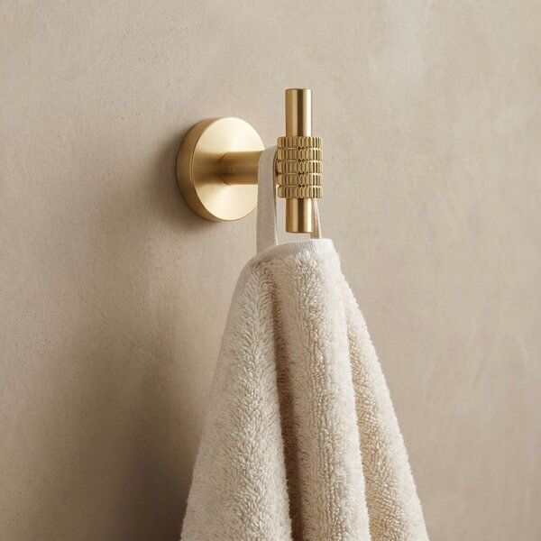 Kúpeľňový háčik 29104 Riwon Brush Gold