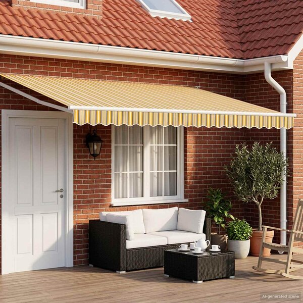 Maison Exclusive – Elektrická solárna markíza, 4,5 x 3 metre
