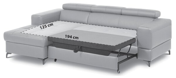 ROHOVÁ SEDAČKA, textil, koža, červená Livetastic - Sedačky, Online Only