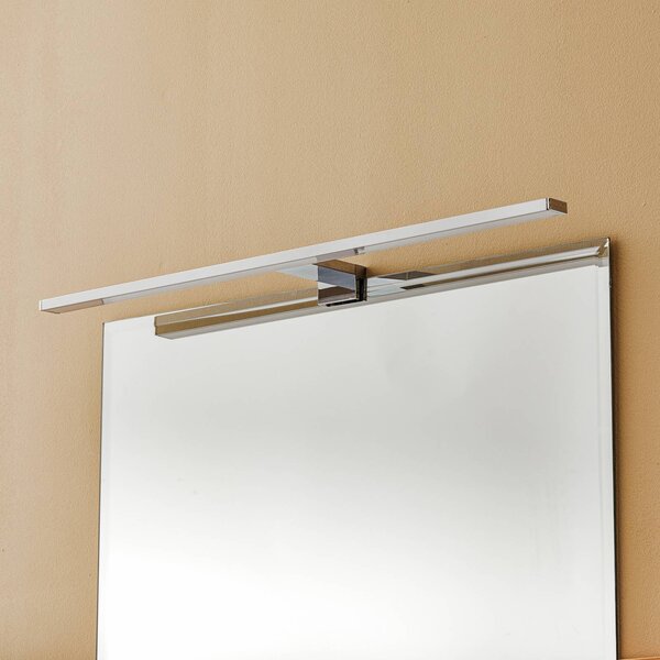 Zrkadlové svetlo Dun LED, 60 cm, Chrómová / strieborná, Kúpeľňa, kov, Moderný, Nástenné svietidlo