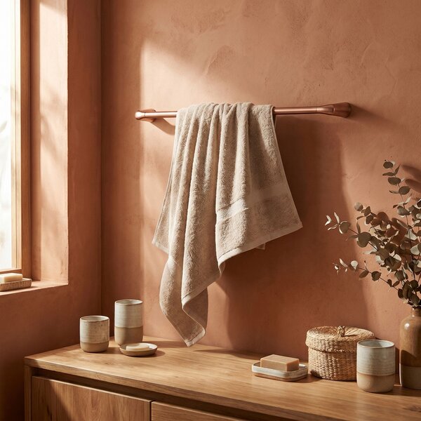 Rea Vibe, vešiak na uterák 60cm, 16201, medená matná, REA-60101
