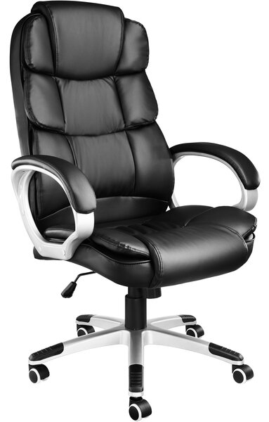 Tectake 403238 kancelárska stolička jonas - čierna