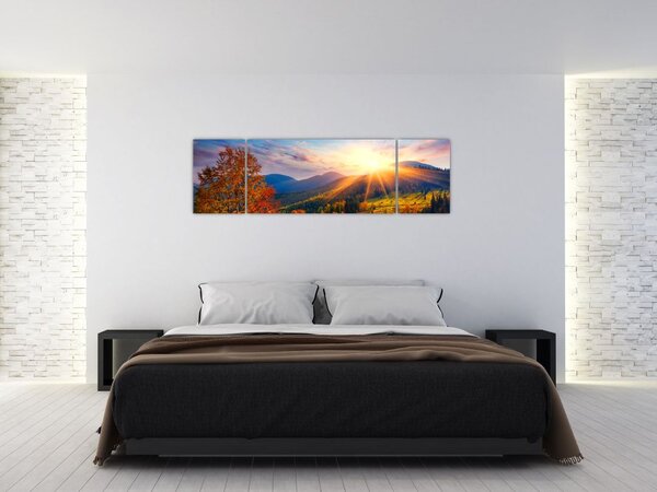 Obraz - jeseň v prírode (Obraz 170x50cm)