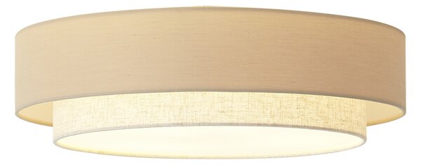 Moderné stropné svietidlo béžové 50cm 3-svetlá - Drum Duo