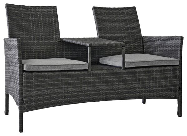 ZÁHRADNÁ LAVICA, kov, plast, textil Ambia Garden - Série záhradného nábytku