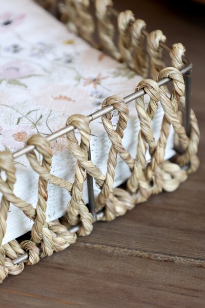 Košík na servítky Braided Jute