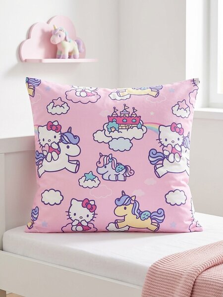 Sinsay - Obliečka na vankúš Hello Kitty - pastelová ružová