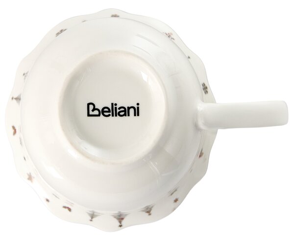 20-dielna sada jedálenského riadu biela porcelánový riad pre 4 osoby taniere a šálky zimný motív