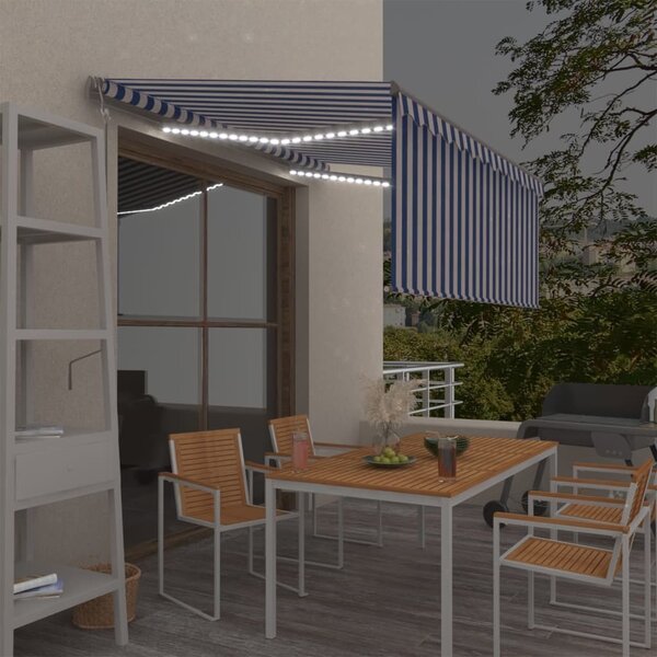Maison Exclusive – Elektrická markíza s LED osvetlením a senzorom, rozmery 3 x 2,5 m