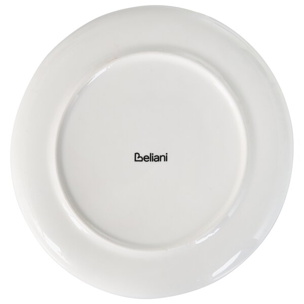 12-dielna sada jedálenského riadu biela a modrá porcelánový riad pre 4 osoby taniere a misky kvetinový motív