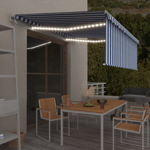 Maison Exclusive – Elektrická markíza s LED osvetlením a senzorom, 4 x 3 metre