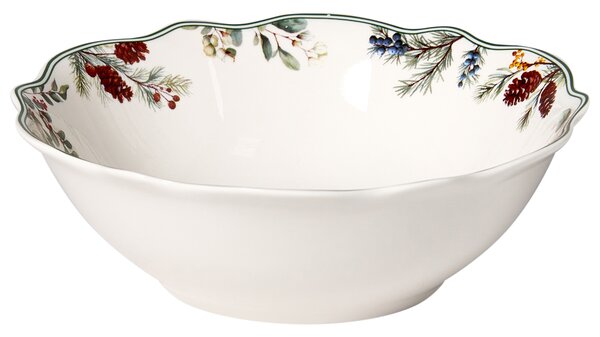 20-dielna sada jedálenského riadu biela porcelánový riad pre 4 osoby taniere a šálky vianočný motív